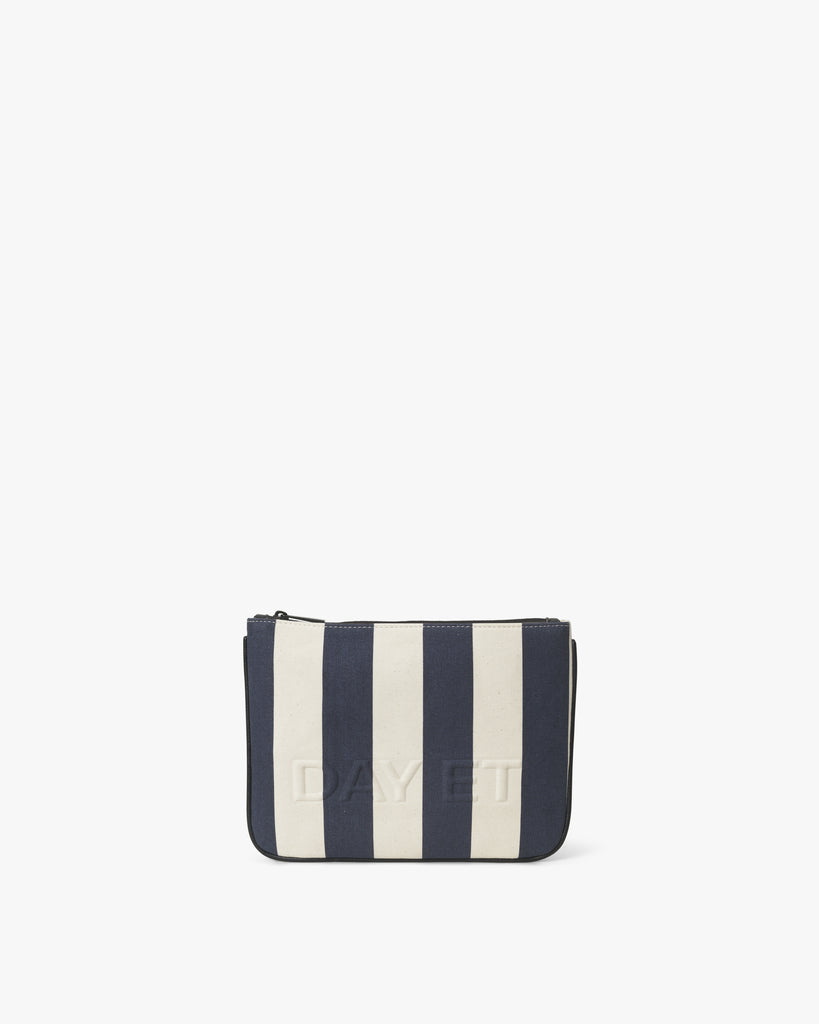 Day Travel Stripe Pouch